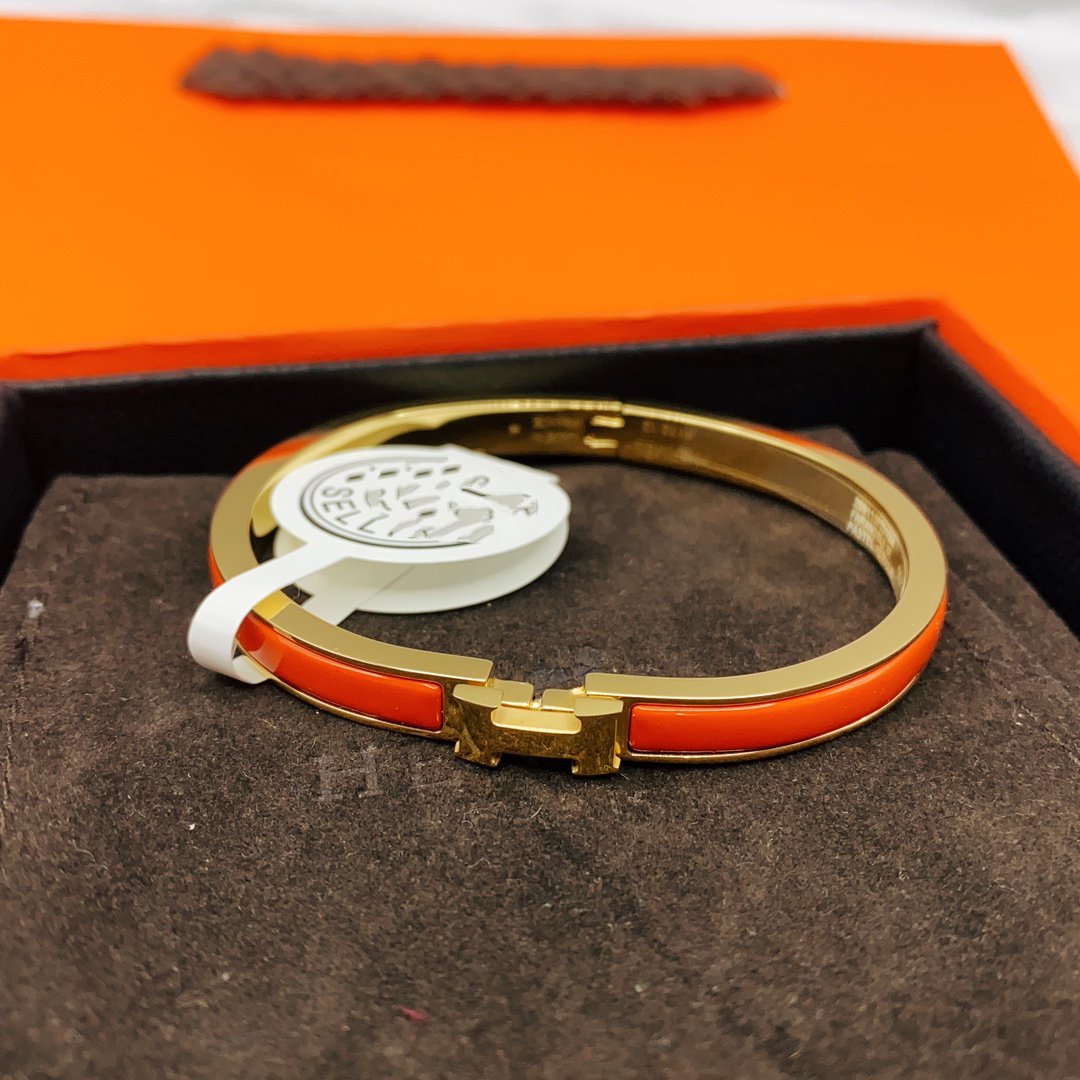 [Lucky Star]CLASSIC HM CLIC RED 8MM ENAMEL BRACELET
