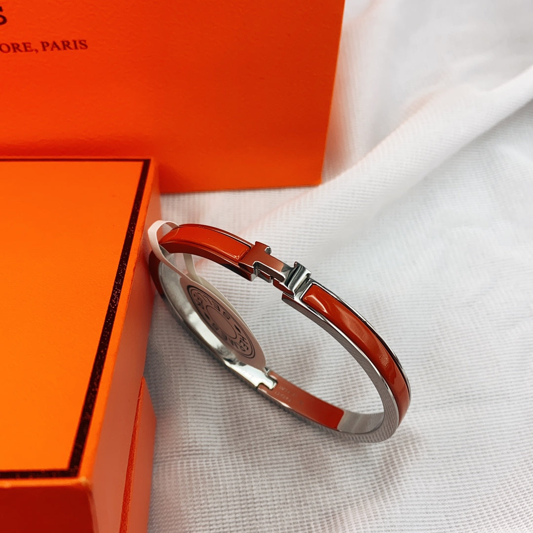 [Lucky Star]CLASSIC HM CLIC RED 8MM ENAMEL BRACELET