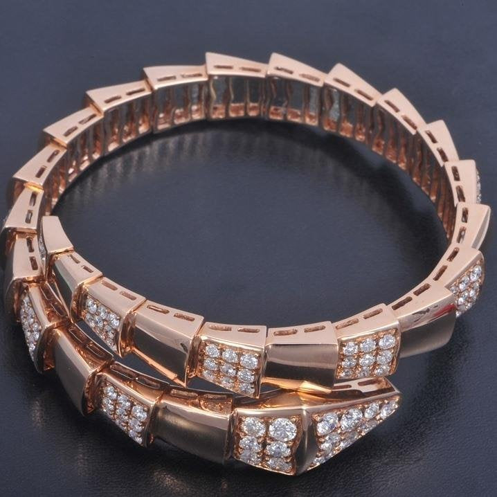 [Lucky Star]SERPENTI BRACELET PINK GOLD DIAMOND