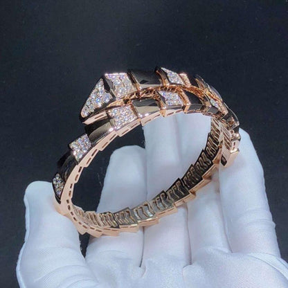 [Lucky Star]SERPENTI WIDE BRACELET PINK GOLD DIAMOND