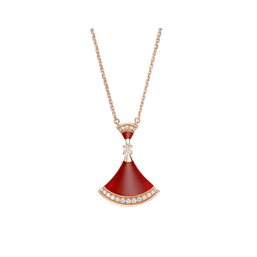 [Lucky Star]DREAM NECKLACE CARNELIAN DIAMOND