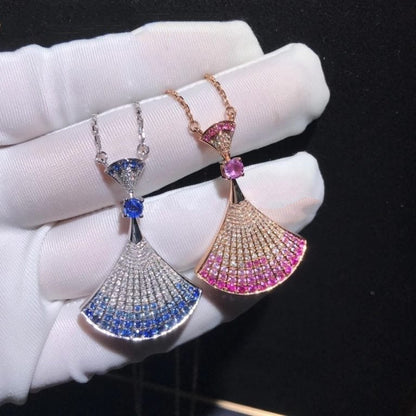 [Lucky Star]DREAM NECKLACE AGATE SILVER DIAMOND
