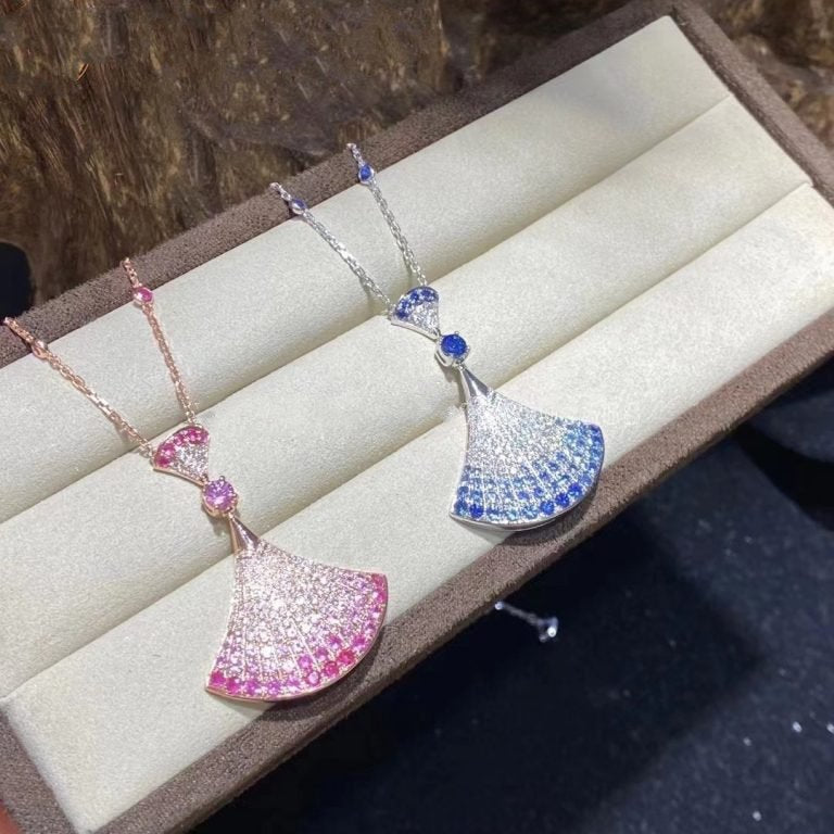 [Lucky Star]DREAM NECKLACE AGATE SILVER DIAMOND