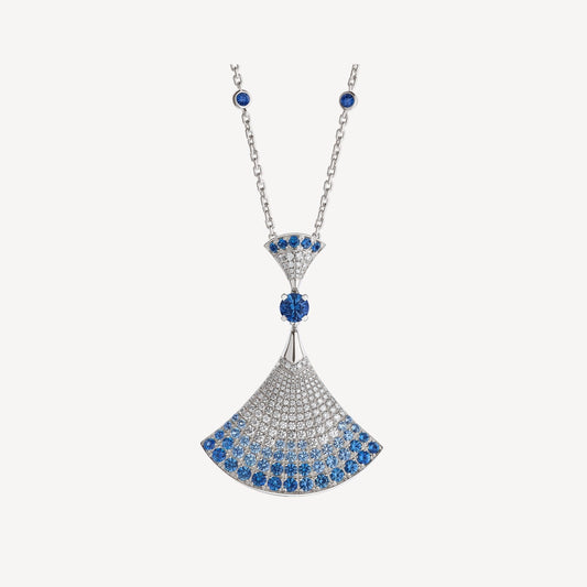 [Lucky Star]DREAM NECKLACE AGATE SILVER DIAMOND