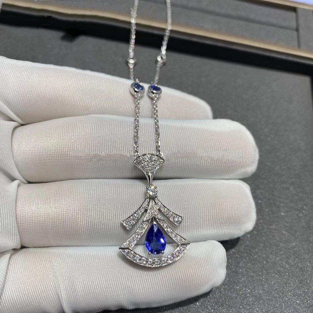 [Lucky Star]DREAM NECKLACE AGATE DIAMOND SILVER