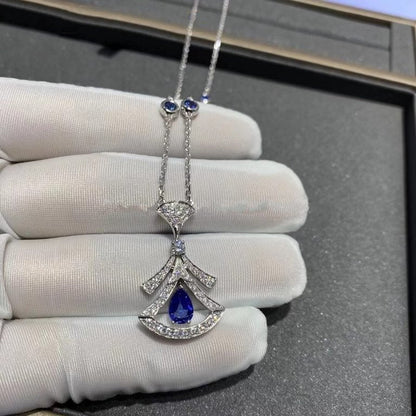 [Lucky Star]DREAM NECKLACE AGATE DIAMOND SILVER