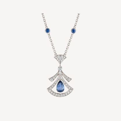 [Lucky Star]DREAM NECKLACE AGATE DIAMOND SILVER