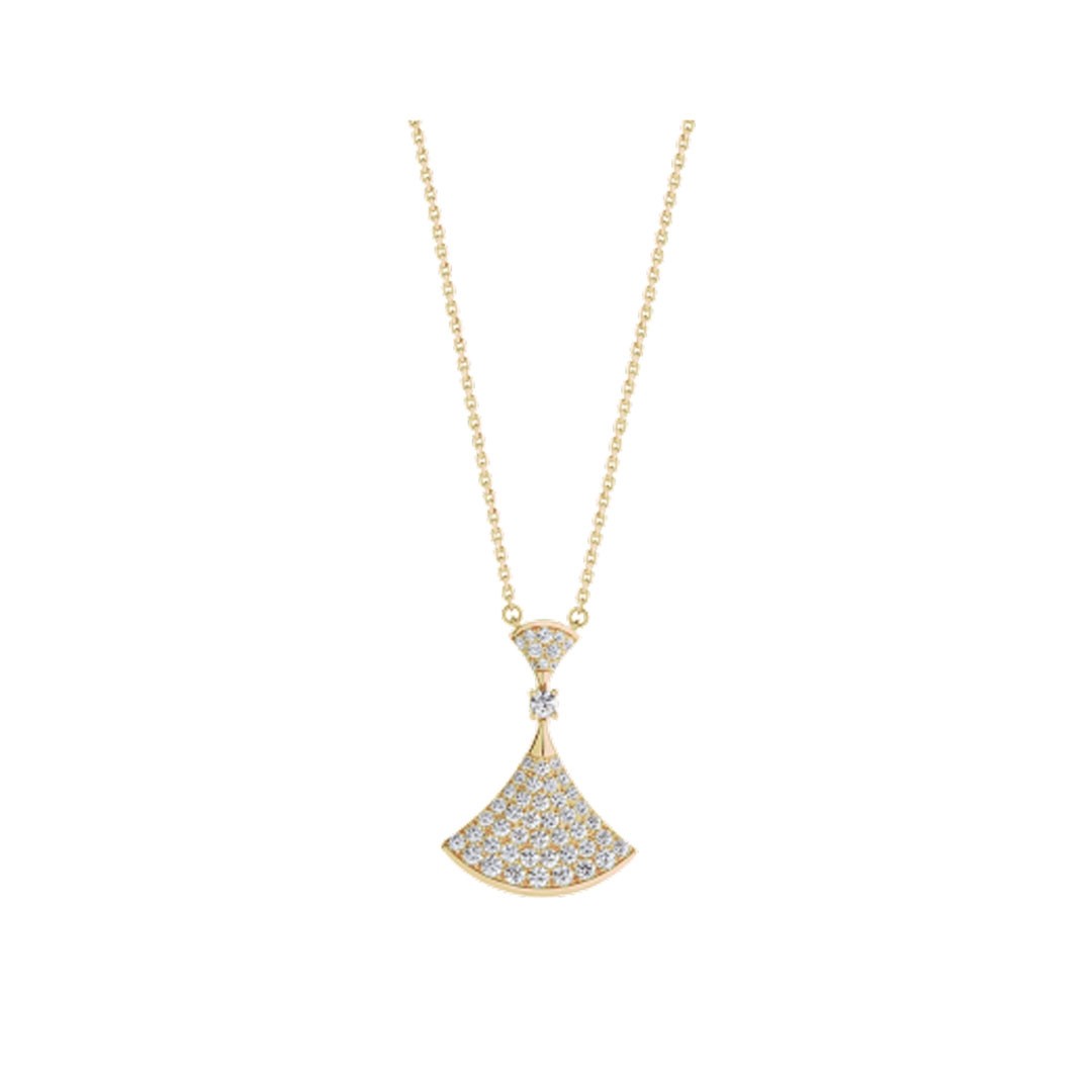 [Lucky Star]DREAM NECKLACE GOLD FULL DIAMOND
