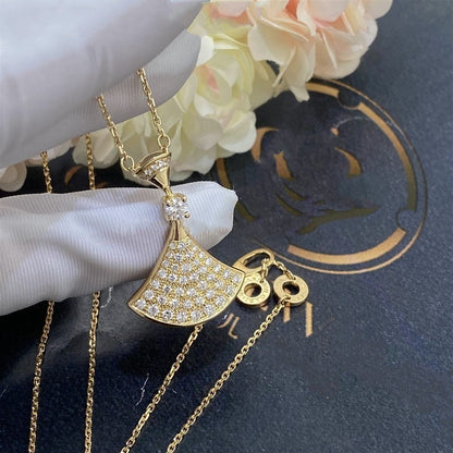 [Lucky Star]DREAM NECKLACE GOLD FULL DIAMOND