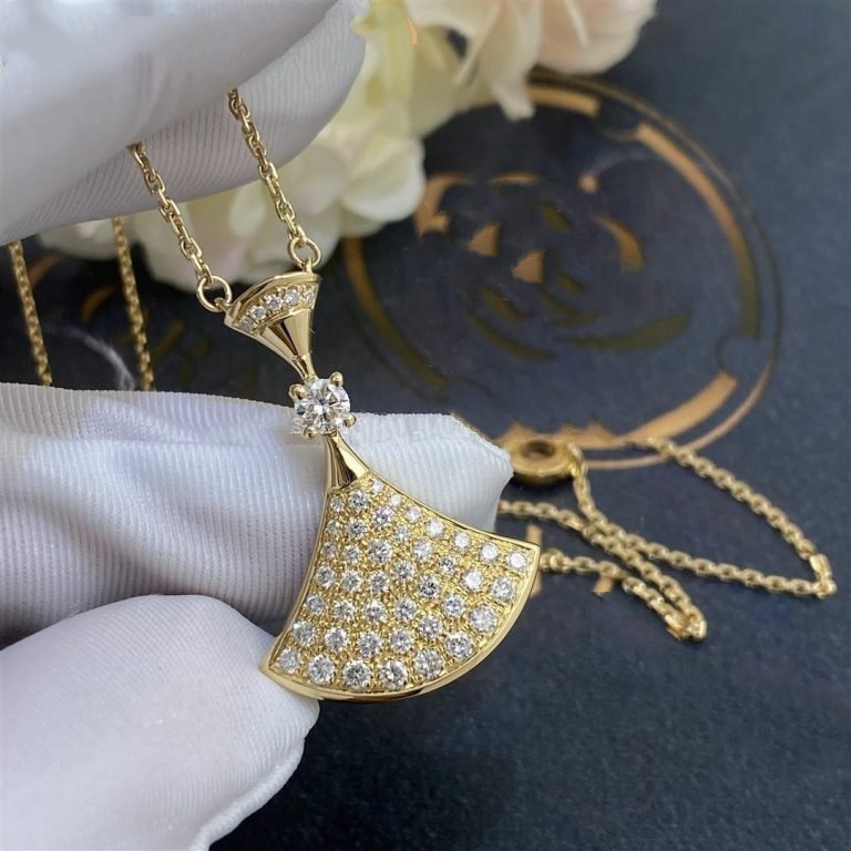 [Lucky Star]DREAM NECKLACE GOLD FULL DIAMOND