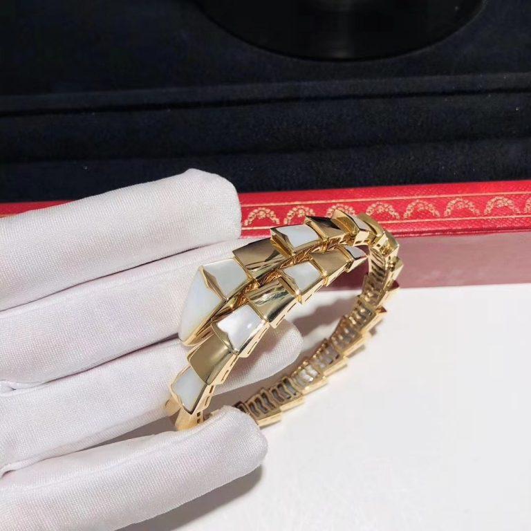 [Lucky Star]SERPENTI BRACELET MOP GOLD