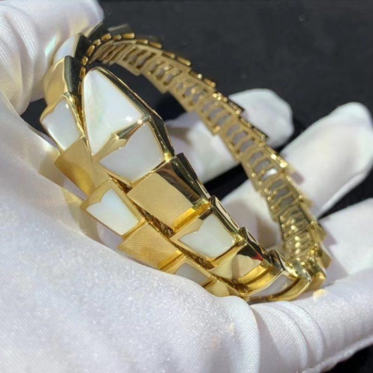[Lucky Star]SERPENTI BRACELET MOP GOLD