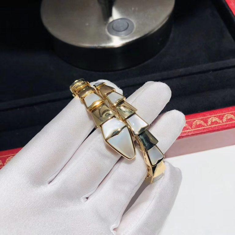 [Lucky Star]SERPENTI BRACELET MOP GOLD