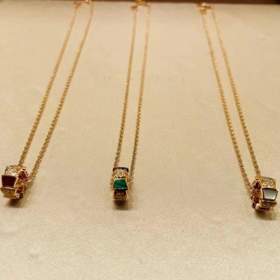 [Lucky Star]SERPENTI PEDANT DIAMOND NECKLACE