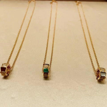 [Lucky Star]SERPENTI PEDANT DIAMOND NECKLACE