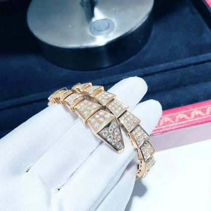[Lucky Star]SERPENTI BRACELET 8MM PINK GOLD DIAMOND