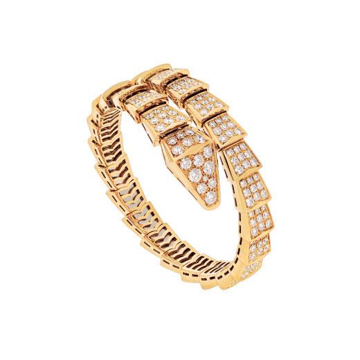 [Lucky Star]SERPENTI BRACELET 8MM GOLD DIAMOND