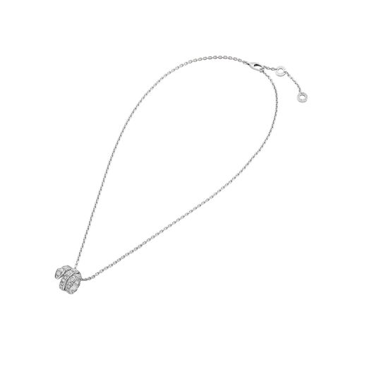 [Lucky Star]SERPENTI  NECKLACE DOUBLE RING DIAMOND
