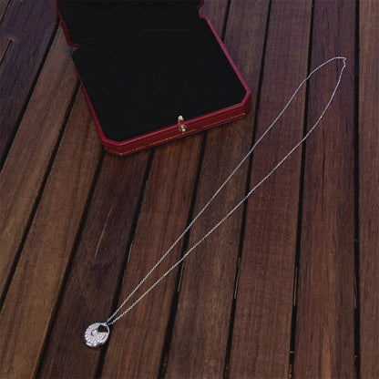 [Lucky Star]AMULETTE SILVER FULL DIAMOND NECKLACE
