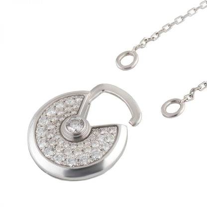 [Lucky Star]AMULETTE SILVER FULL DIAMOND NECKLACE