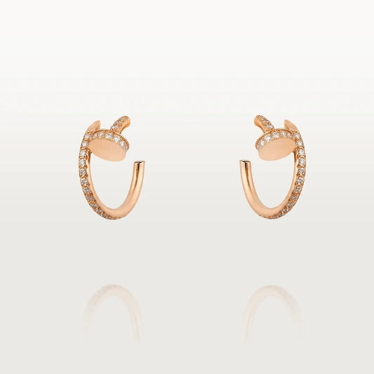 [Lucky Star]JUSTE EARRINGS 12.75MM PINK GOLD DIAMOND