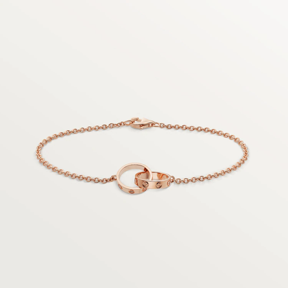 [Lucky Star]LOVE BRACELET DOUBLE RING