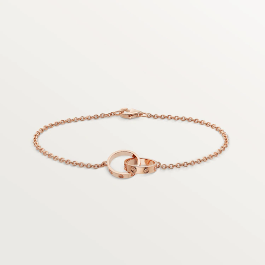 [Lucky Star]LOVE BRACELET DOUBLE RING