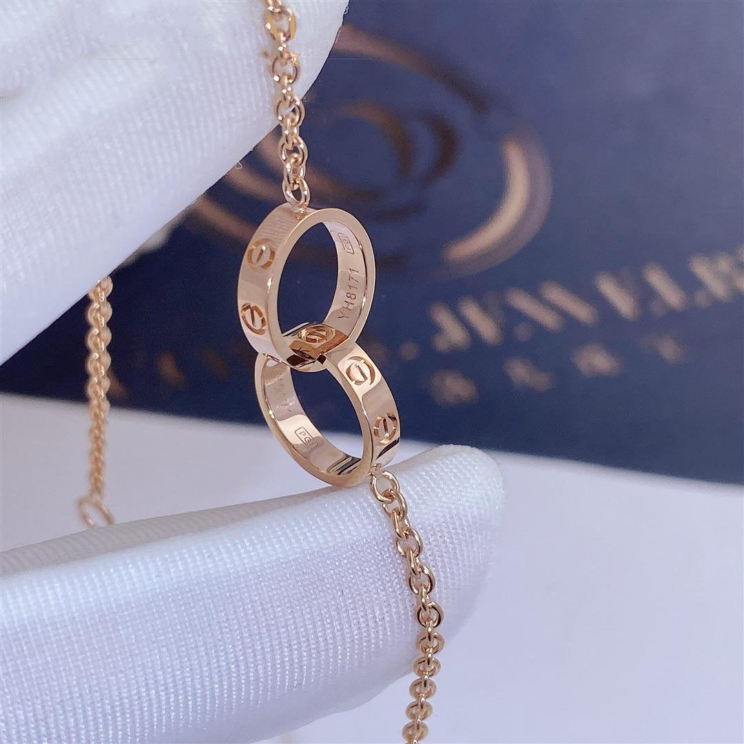 [Lucky Star]LOVE BRACELET DOUBLE RING