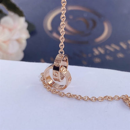 [Lucky Star]LOVE BRACELET DOUBLE RING