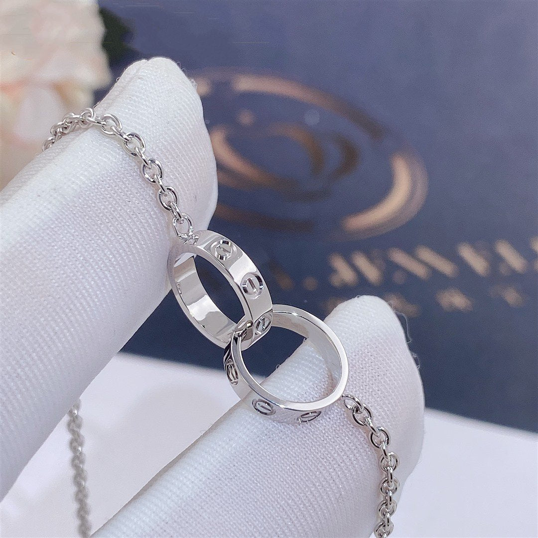[Lucky Star]LOVE BRACELET DOUBLE RING