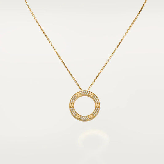 [Lucky Star]LOVE NECKLACE ADJUSTABLE ROSE GOLD