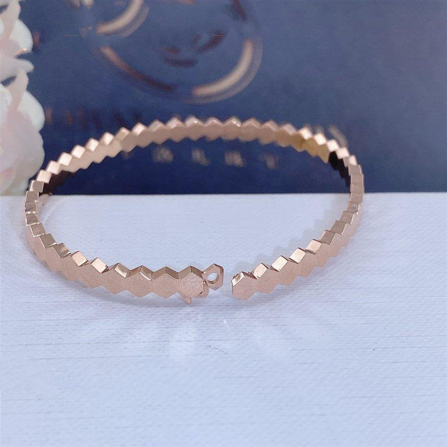 [Lucky Star]BEE LOVE PINK GOLD BRACELET