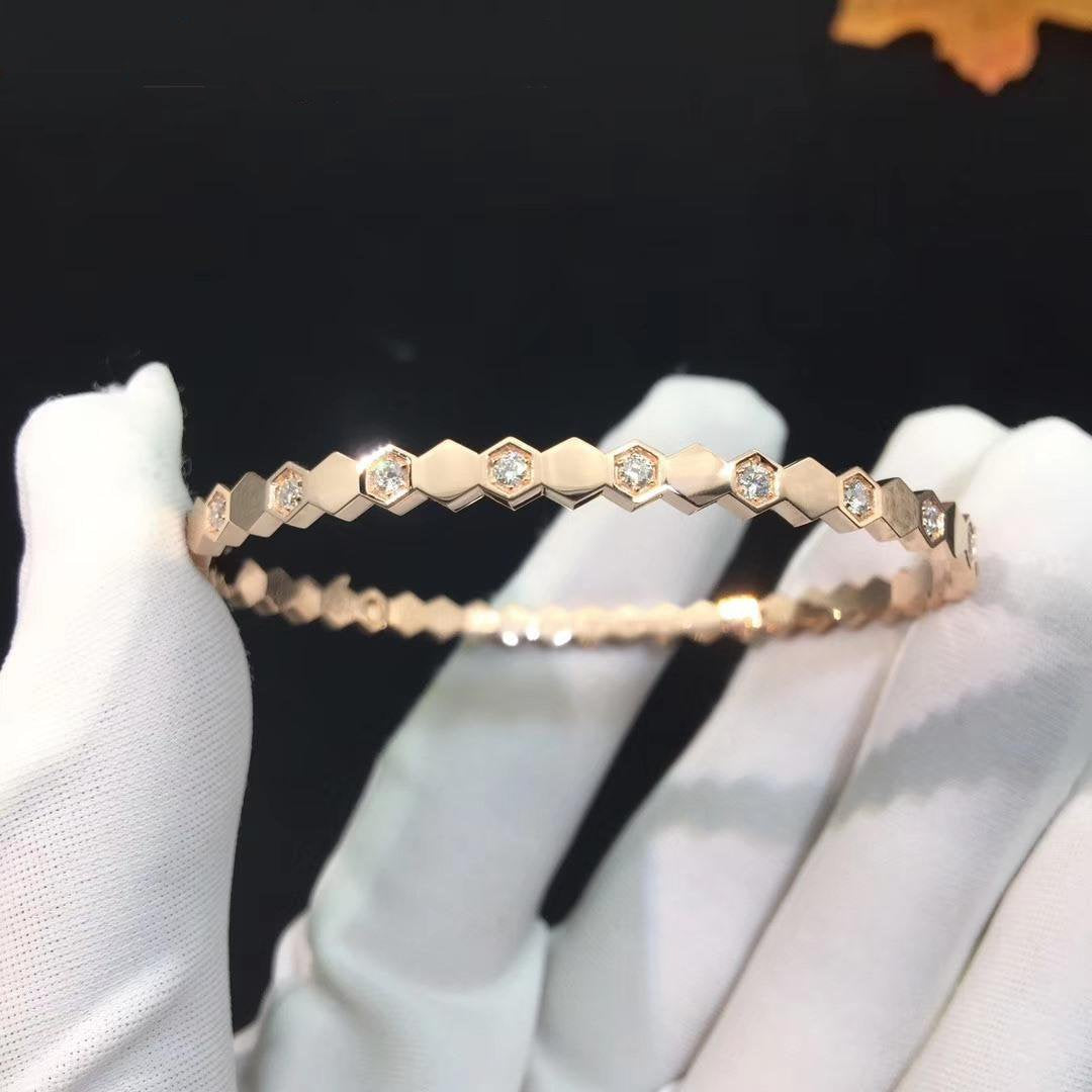 [Lucky Star]BEE LOVE SILVER DIAMOND BRACELET
