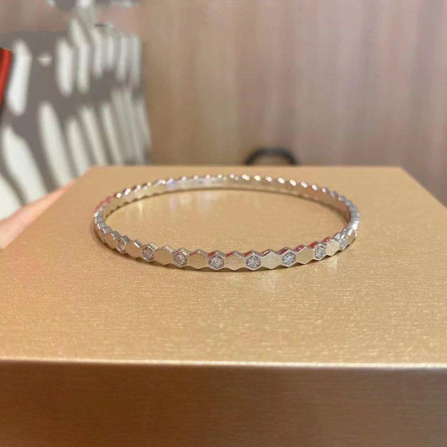 [Lucky Star]BEE LOVE SILVER DIAMOND BRACELET