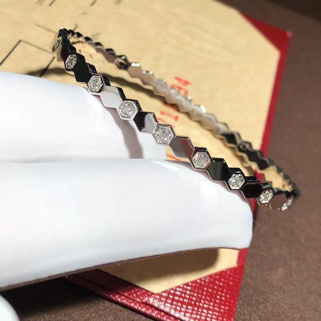 [Lucky Star]BEE LOVE SILVER DIAMOND BRACELET