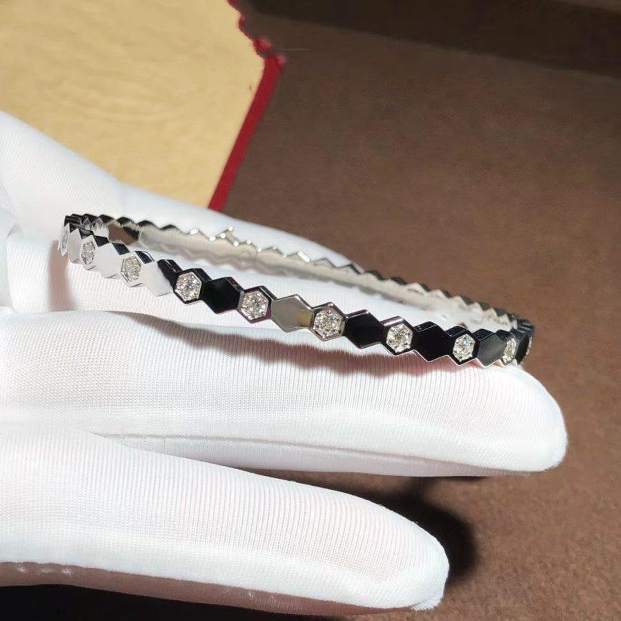 [Lucky Star]BEE LOVE SILVER DIAMOND BRACELET