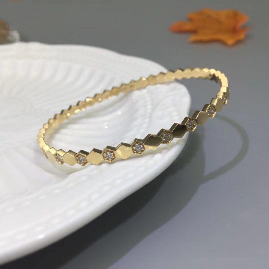 [Lucky Star]BEE LOVE GOLD DIAMOND BRACELET