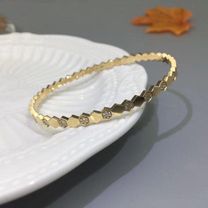 [Lucky Star]BEE LOVE GOLD DIAMOND BRACELET