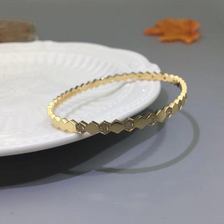 [Lucky Star]BEE LOVE GOLD DIAMOND BRACELET