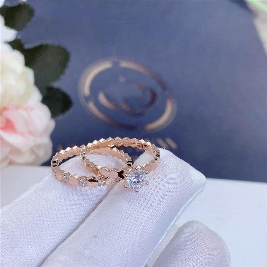 [Lucky Star]BEE LOVE RING PINK GOLD 1 DIAMOND