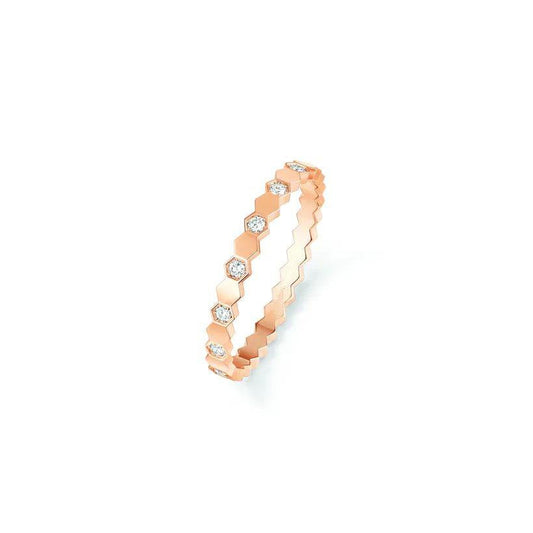 [Lucky Star]BEE LOVE RING PINK GOLD DIAMOND