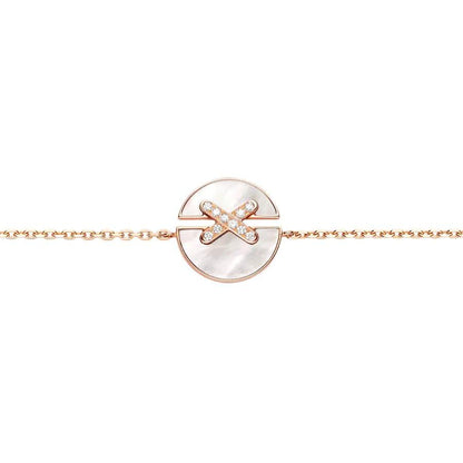 [Lucky Star]JEUX DE BRACELET MOP PINK GOLD DIAMONDS