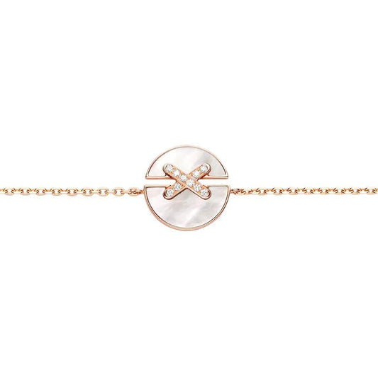 [Lucky Star]JEUX DE BRACELET MOP PINK GOLD DIAMONDS