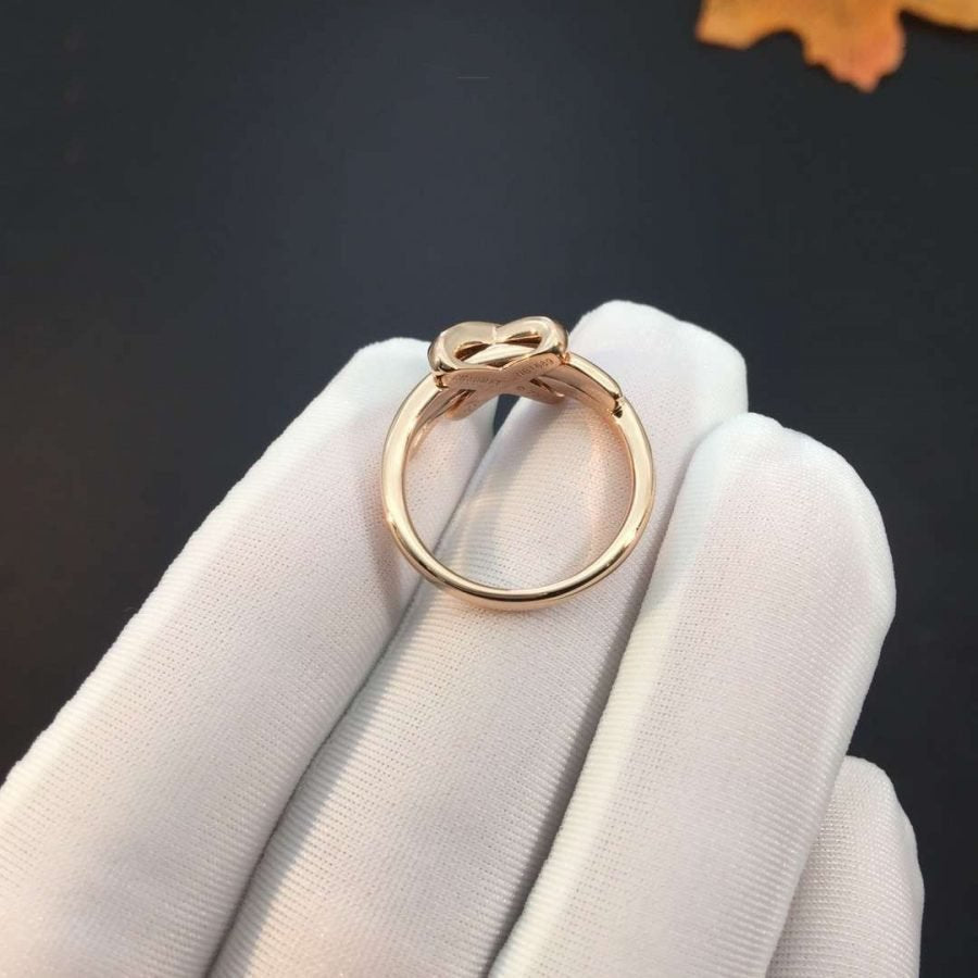[Lucky Star]JEUX DE PINK GOLD DIAMOND RING