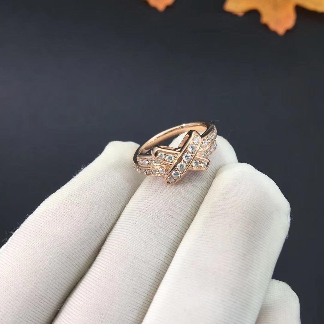 [Lucky Star]JEUX DE RING PINK GOLD DIAMOND