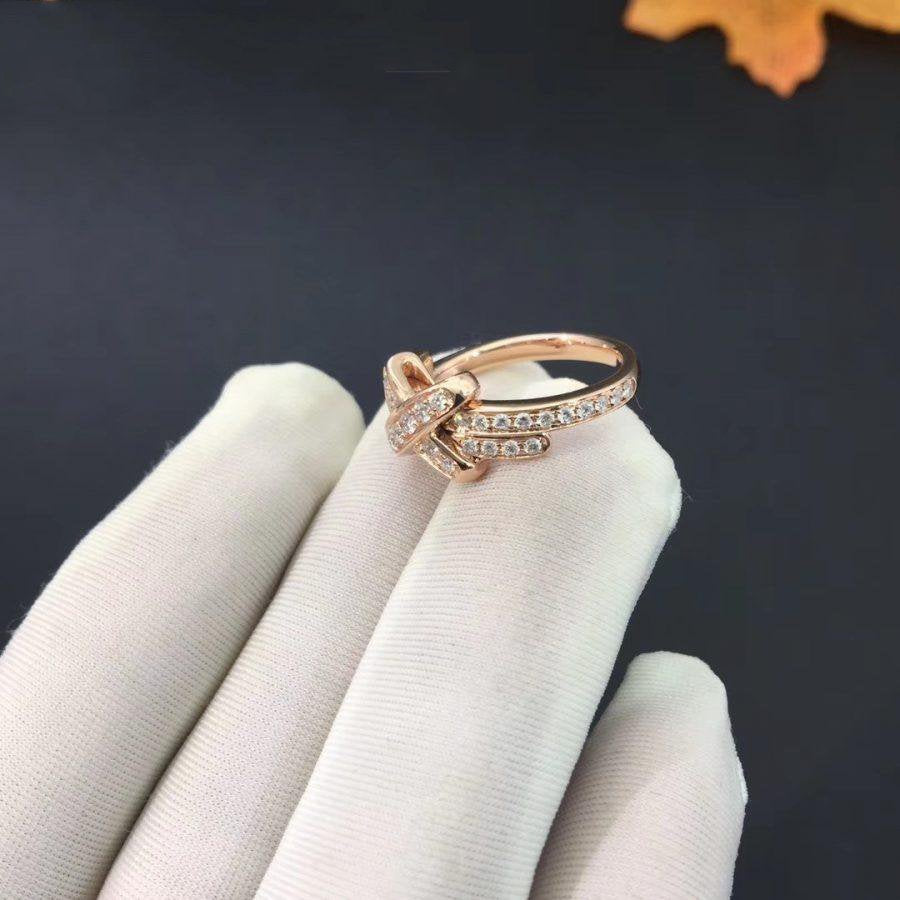 [Lucky Star]JEUX DE RING PINK GOLD DIAMOND