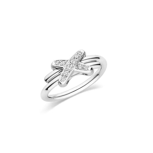 [Lucky Star]JEUX DE SILVER DIAMOND RING