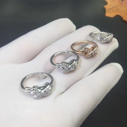 [Lucky Star]JEUX DE SILVER DIAMOND RING