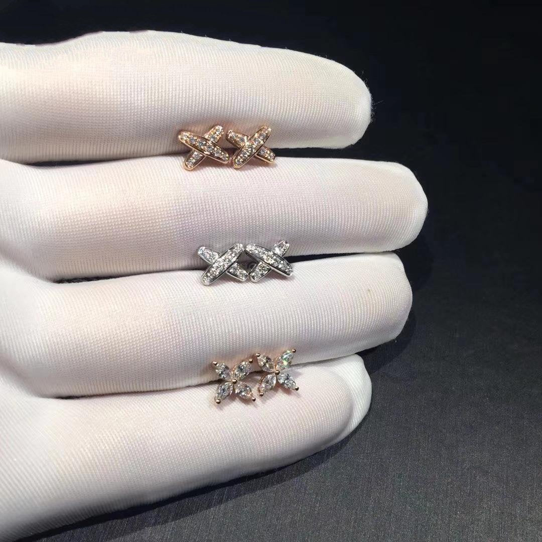 [Lucky Star]JEUX DE DIAMOND EARRINGS