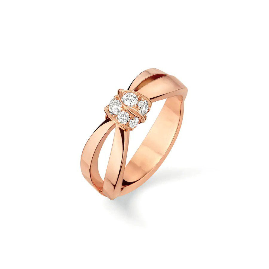 [Lucky Star]LIENS RING PINK GOLD DIAMOND